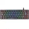 GAMIAC TKL69G SF žaidimų klaviatūra, Kailh Red – juoda/pilka