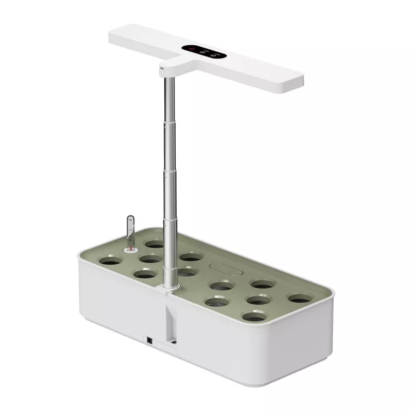 GreenBlue GB133 išmanusis kambarinis auginimo rinkinys su SMART vazonu, 4L talpa, 12 augalų, pilno spektro LED