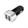 Automobilinis kroviklis 2xUSB 2.4A aliuminis