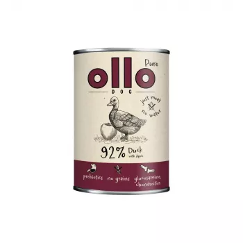 OLLO Pure šlapias ėdalas šunims su antiena ir obuoliu – 400 g