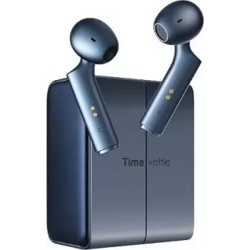Nešiojamas balso vertėjas Timekettle W4 mėlynas – belaidės ausinės su vertimu realiu laiku