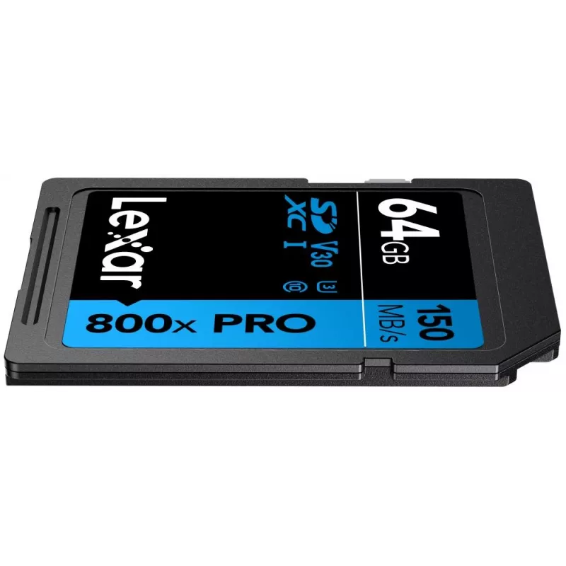 „Lexar“ SDXC atminties kortelė 64 GB UHS-I 800xPRO — Class 10, U3, V30, 150 MB/s