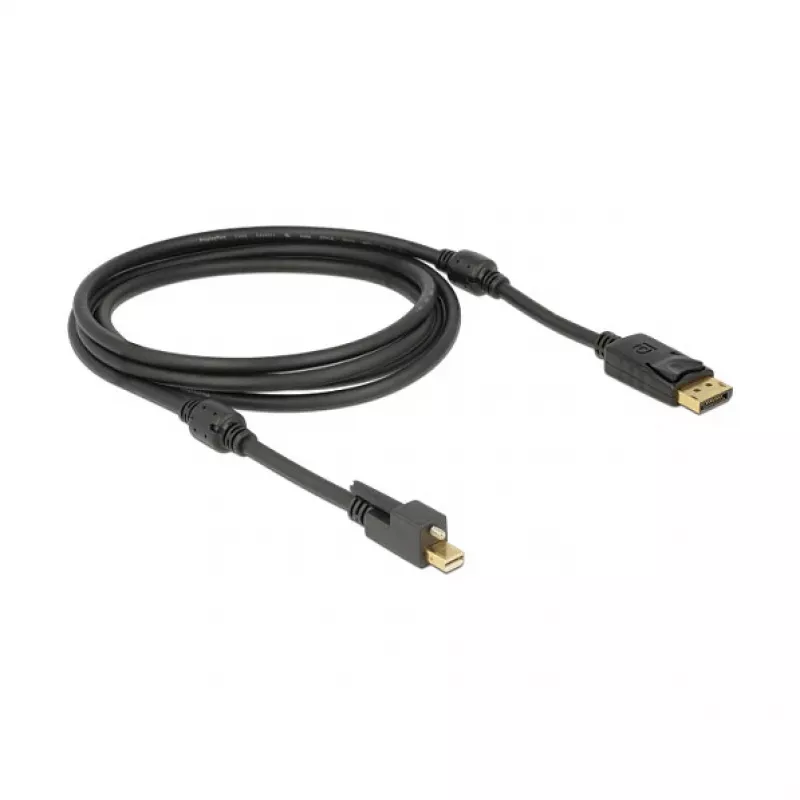 DisplayPort kabelis DeLOCK 83722 Mini DisplayPort 2m Juodas