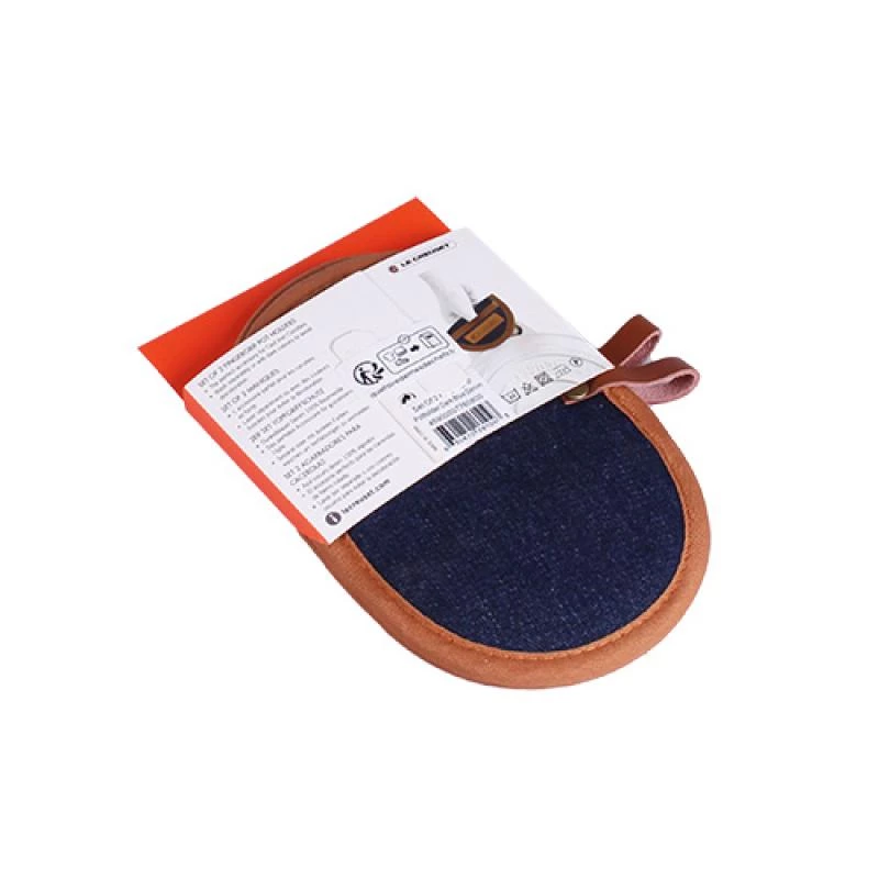 Le Creuset Puodkėlės 2 vnt. 18x12,5 cm Denim mėlyna (45900007760800)