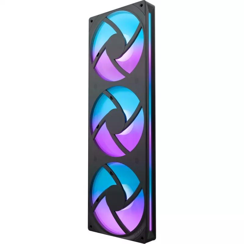 NZXT F360 RGB Core 360mm ARGB 3 viename juodas ventiliatorių rinkinys