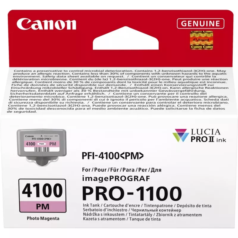 Canon LUCIA PRO II rašalo kasetė 1 vnt. Originali standartinės talpos fotomagenta