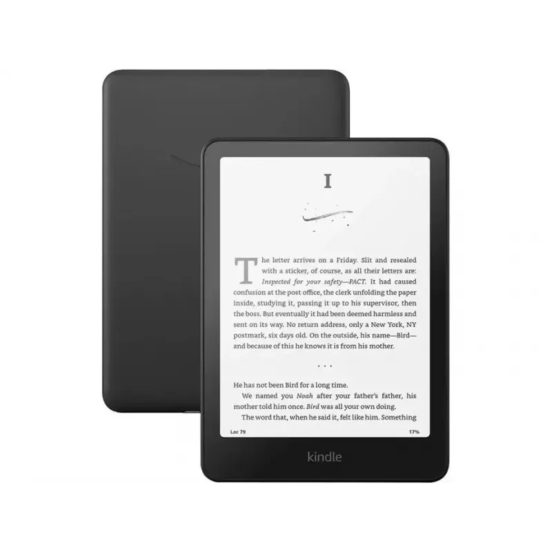 E. knygų skaitytuvas Amazon Kindle Paperwhite 7 colių 300 ppi 16 GB vandeniui atsparus juodas, USB-C