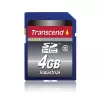 Flash atminties kortelė Transcend 4GB SDHC Class 10 TS4GSDHC10