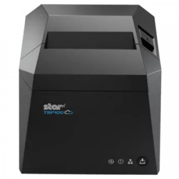 Kvito spausdintuvas Star Micronics TSP143IV X4 – CloudPRNT, USB-C, Bluetooth, Ethernet, Wi‑Fi