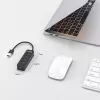 UNITEK uHUB Q4 USB 3.2 Gen 1 (3.1 Gen 1) Type-A 5000 Mbit/s Juodas