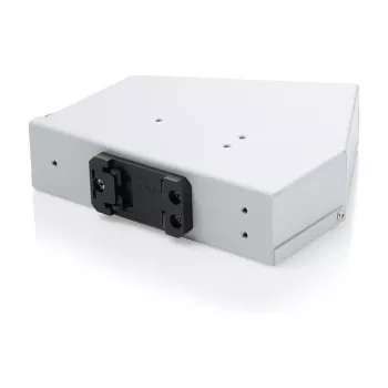 DIN bėgio šviesolaidžių splaisų skirstytuvas DIGITUS DN-96894 — kampuotas, 6 SC SX / LC DX, aliuminis, pilkas