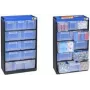 allit VarioPlus Pro 53/21 modulinė dėžė smulkioms detalėms 300×525 mm mėlyna/juoda