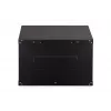 Sieninis 19 colių spintos stovas DIGITUS Dynamic-N DN-37103 — 7U, 600x600 mm, IP20, nesurinktas, juodas