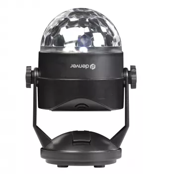 LED disko rutulys DENVER LDB-319 – kompaktiškas LED vakarėlių šviestuvas