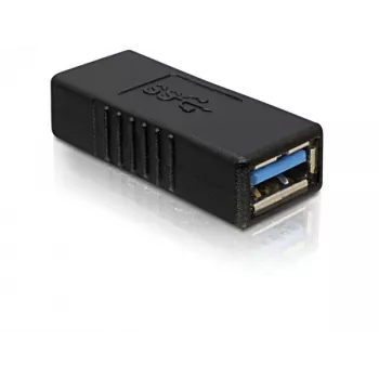 DELOCK USB 3.0 adapteris USB-A į USB-A juodas, USB 3.0 duomenų perdavimas