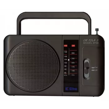 Eltra Tola 3 (9708blk) – nešiojamas radijo imtuvas FM ir LW juostoms