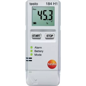 TESTO 184 H1 temperatūros duomenų registratorius, 64000 išmatuotų verčių, -20 ... +70 °C, 0,1 °C (0572 1845)