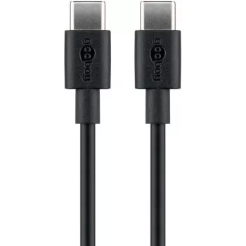 Goobay 51243 USB laidas 2 m USB 2.0 USB C juodas (51243)