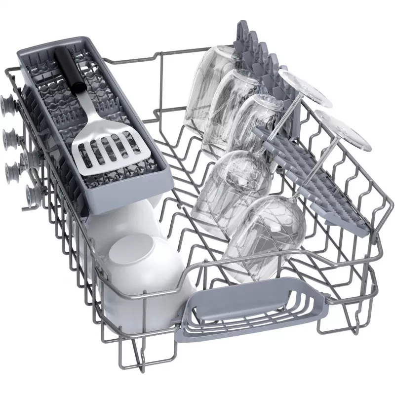 Indaplovė Bosch Serie 2 SPI2HKS42E pusiau įmontuojama siaura 45 cm, 10 komplektų, 5 programos, E klasė