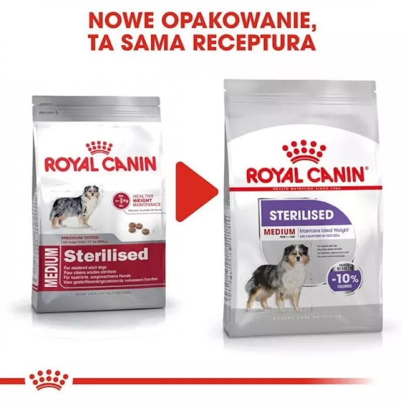Sausas šunų ėdalas Royal Canin Medium Sterilised Adult 12 kg – sterilizuotiems vidutinių veislių suaugusiems šunims
