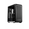 PC korpusas Cooler Master MasterFrame 500 Mesh – juodas su permatomu šonu, ATX/EATX, 2x200 mm priekyje, 1x120 mm gale