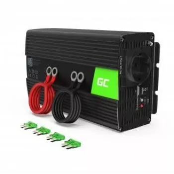 Inverteris Green Cell INV18 – nuolatinės srovės 24 V į kintamą 230 V, 1000 W, gryna sinusinė banga