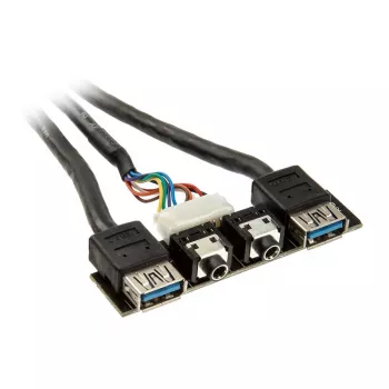SilverStone I/O prievadas USB 3.0, tinkamas SG03B-F, SG04B-F, GD04, GD08, SG08