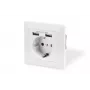 Apsauginis lizdas įmontuojamas Digitus DA-70613 su 2 USB prievadais