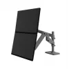Ergotron LX Pro – TVirtinimo rinkinys (dviguba ranka) – 2 LCD ekranams – tvirtinimui prie perforuotos plokštės – aliuminis – tamsiai pilka – ekrano dydis: iki 61 cm (iki 24 colių)