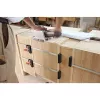 Gnybtinis spaustuvas Bessey UniKlamp UK100, 1000 mm ilgis, 80 mm gylis, juoda/raudona