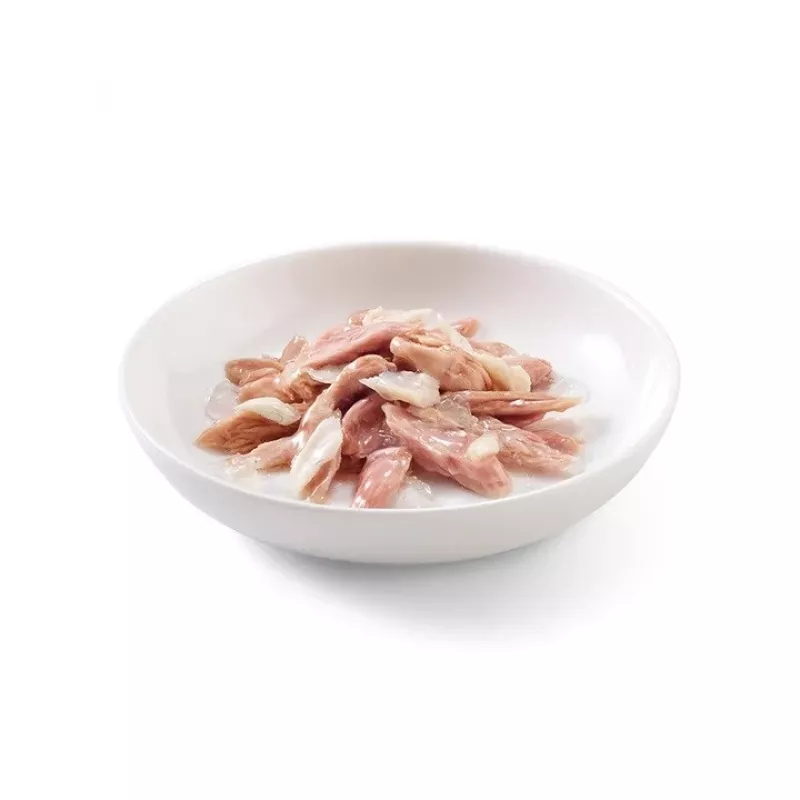 Šlapias kačių ėdalas Schesir Single Dish Tunas su Ešeriu 50 g pakelis