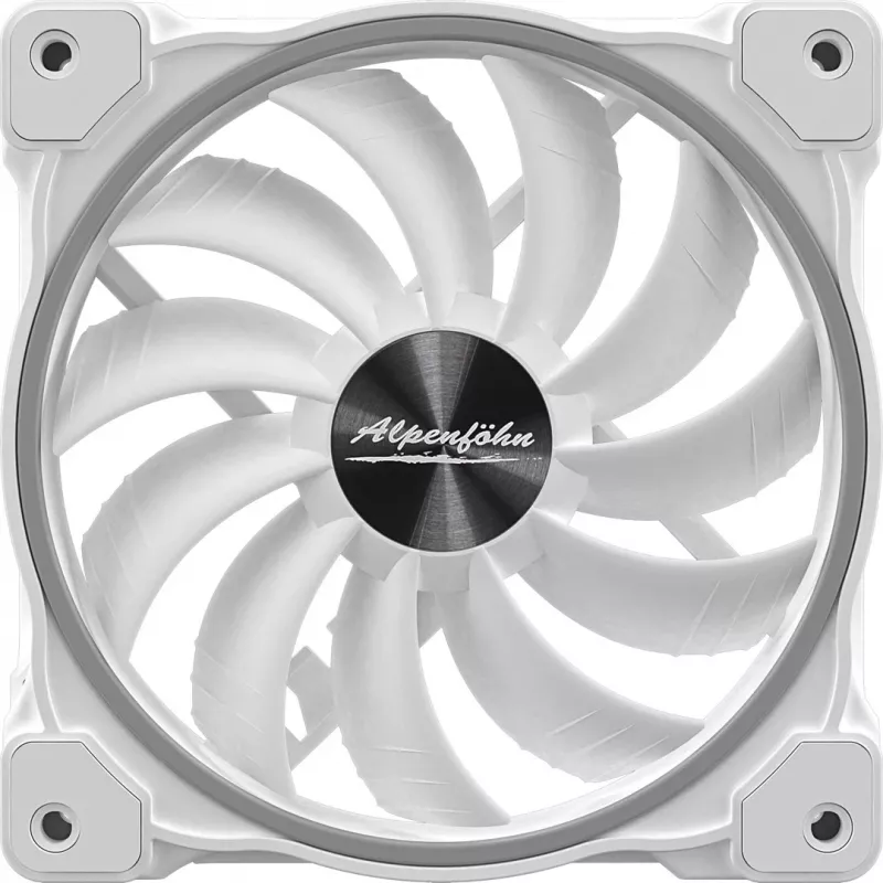 ALPENFÖHN Wing Boost 3 ARGB 120mm ventiliatorių 3 rinkinys Baltas