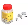 DeLOCK 67177 RJ45 kištukas sidabrinis permatomas vyriškas 50 vnt.