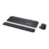 Logitech MX Keys Combo verslui – belaidė klaviatūra ir pelė su foniniu apšvietimu, QWERTY GB, grafito spalvos