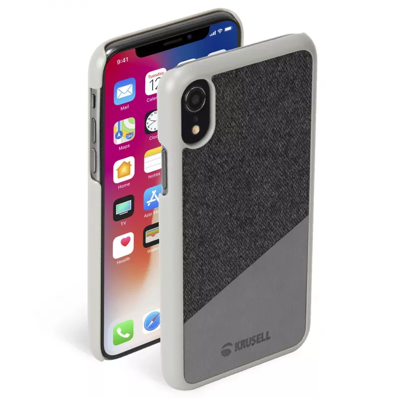 Dėklas Krusell Tanum iPhone XR 15.5 cm (6.1 colio) Pilka