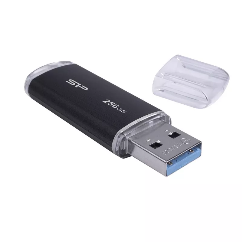 SILICON POWER Blaze B02 USB atmintukas 256 GB USB Type-A 3.2 Gen 1 (SP256GBUF3B02V1K) Juoda
