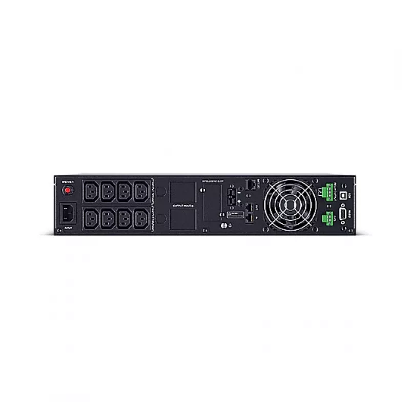 UPS CyberPower OLS1500ERT2UA-B, nepertraukiamo maitinimo šaltinis, On-Line 1500VA/1350W, bokštas/19 colių 2U, LCD, USB/RS232