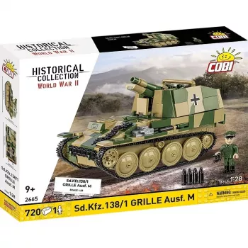 Konstrukcijos modelis Cobi SD.KFZ.138/1 Grille, 720 dalių, ekspozicinis modelis