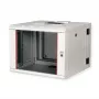ROLINE 19 colių sieninis stovas Pro 7U, 600x600 mm, dviejų dalių pasukamas, pilkas, IP20, 50 kg talpa