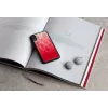 Dėklas iKins iPhone XR — dviejų spalvų rožinio ežero ir juodos apsauginis dėklas