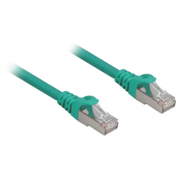 Tinklo kabelis Sharkoon Cat.6a SFTP RJ-45 Cat6a 5 m Žalia