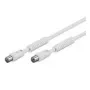 Wentronic 50722 Koaksialinis kabelis baltas