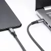 Akyga AK-USB-34 USB-C – USB-C Thunderbolt 3 kabelis, 40 Gbps, 100 W, 1,5 m, juodas