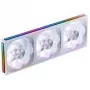 Jonsbo ZA-420WR 3×140 mm PWM Reverse ARGB baltų ventiliatorių rinkinys