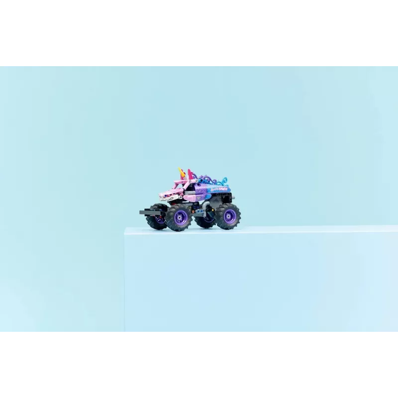LEGO TECHNIC 42220 Monster Jam Sparkle Smash atgal traukiamas automobilis