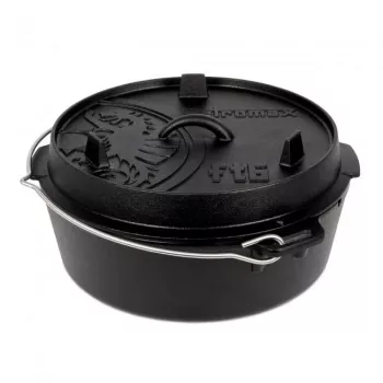 Ketaus puodas Petromax ft6-t 5.5 L juodas