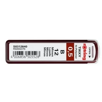 Rotring polimeriniai šerdelės B 0,5 mm S0312640