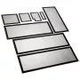 Demciflex dulkių filtrų rinkinys, skirtas Lian Li O11 Dynamic XL - juoda/juoda