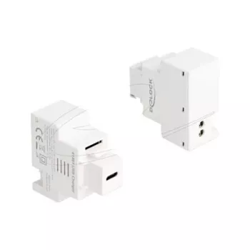 DELOCK Keystone modulis su USB-C PD 20W įkrovimo lizdu, baltas