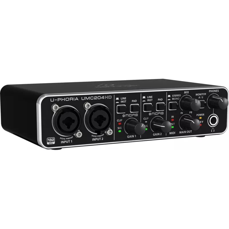 Papildoma muzikos įranga Behringer UMC204HD